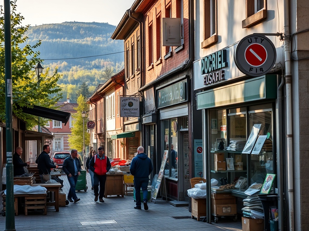 Nowoczesny autobus elektryczny typu MEGA lub MIDI na ulicy Jeleniej Góry, symbol ekologicznego transportu miejskiego.
